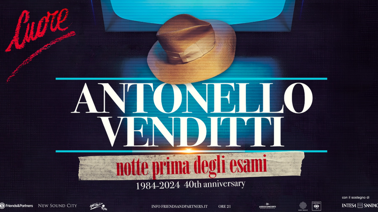 Concerto Antonello Venditti a Bologna, la scaletta delle canzoni, orario, come arrivare all’Unipol Arena