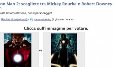 Iron Man 2: votate la recitazione, meglio Robert Downey Jr. o Mickey Rourke?