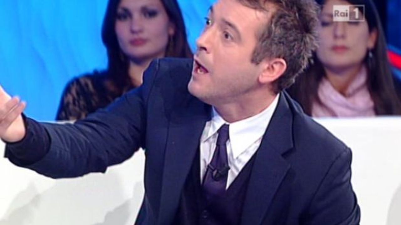 Domenica In – Diaco contro l’arrivismo di un figurante