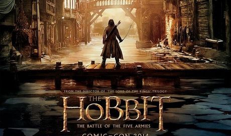 Lo Hobbit: La battaglia delle cinque armate – primo poster dal Comic-Con 2014