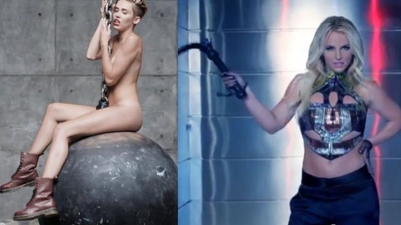 Miley Cyrus e Britney Spears, video troppo audaci per la tv francese: solo dopo le 22