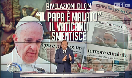 Il tumore del Papa, Porta a Porta e la richiesta di dimissioni di Bruno Vespa da direttore editoriale di Qn