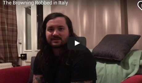 The Browning: derubati di tutto a Milano, chiedono aiuto ai fan