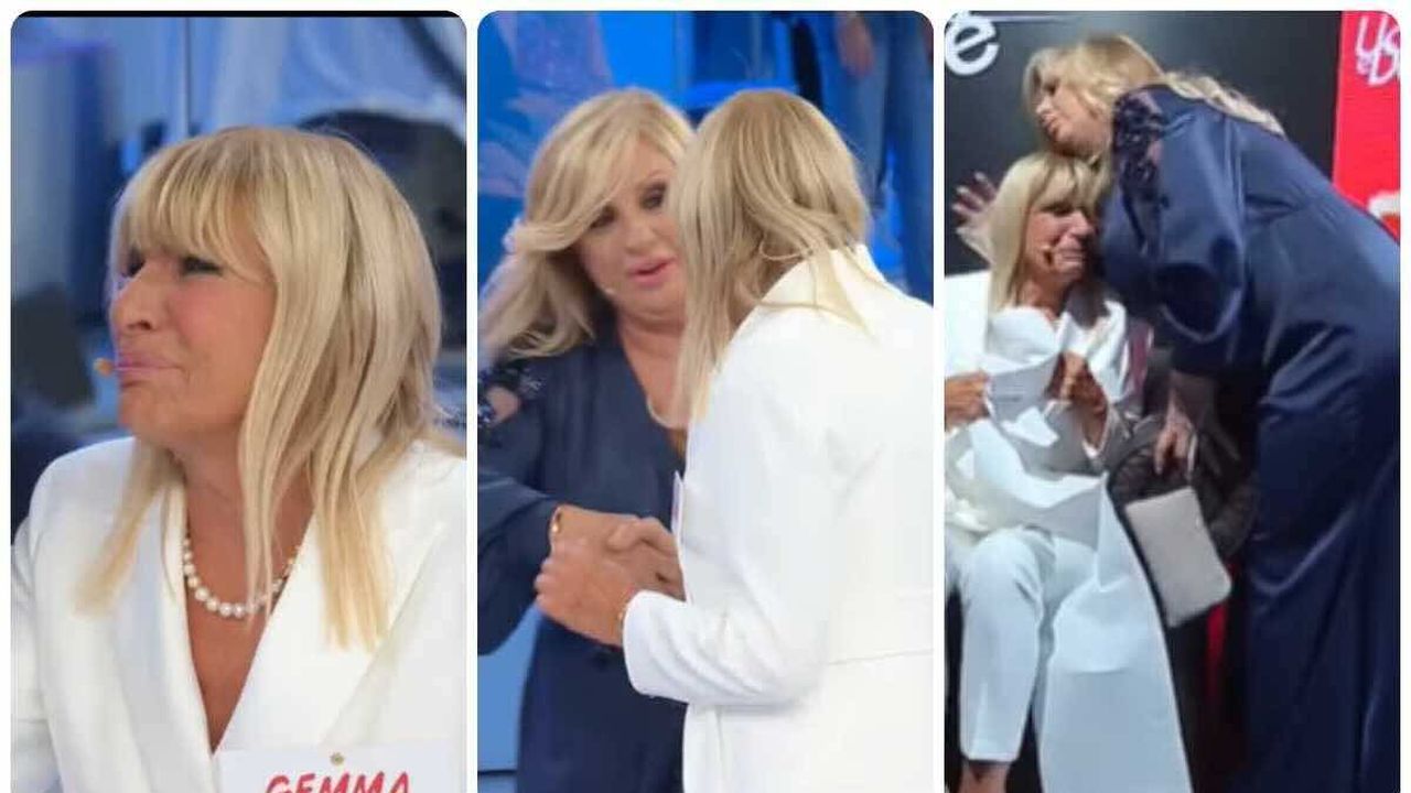 “Chiamo un dottore”. Gemma si sente male in studio, Tina si preoccupa e la accompagna fuori
