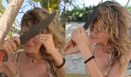 Loredana Cannata, cambio look sull’Isola: ha tagliato i capelli da sola. Il prima e il dopo