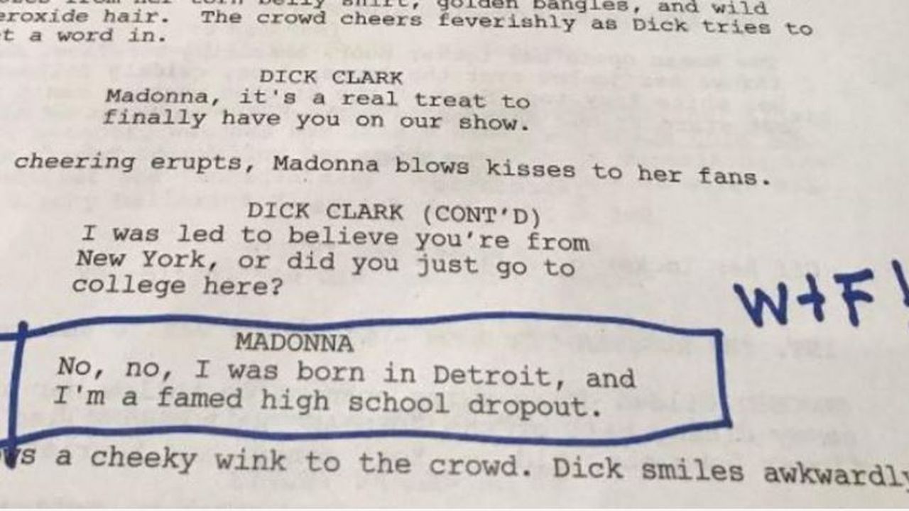Madonna: “Perché un film sulla mia vita basato su uno script pieno di bugie?” Ma un video…