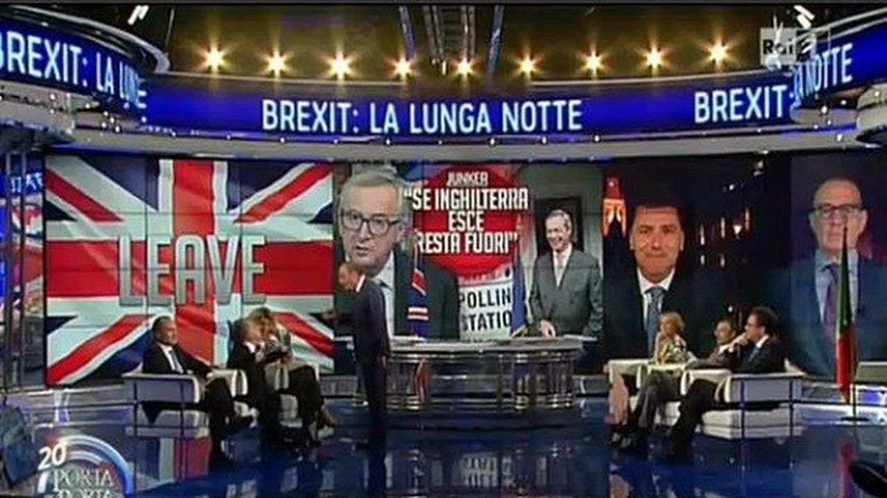 Brexit, primi effetti: nuovo Speciale Porta a Porta (con Brunetta?)