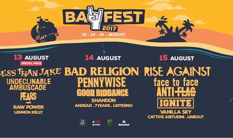 Bay Fest 2017: orari e tutte le informazioni sul festival punk di Igea Marina