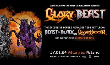Gloryhammer e Beast In Black in concerto a Milano: tutti i dettagli sulla data del 17 Gennaio 2024