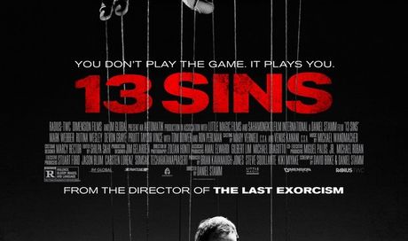 13 Sins: poster del remake di 13: Game of Death