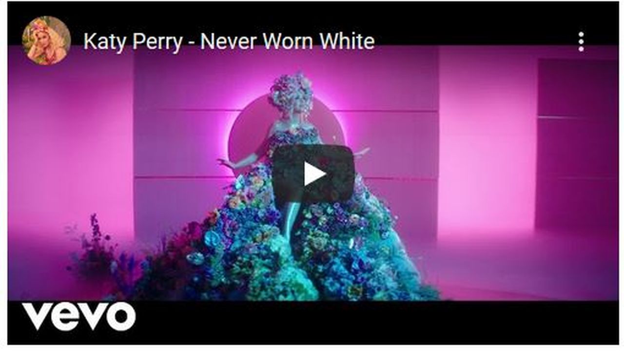 Never Worn White, traduzione lyrics: Katy Perry incinta, l’annuncio nel video della canzone