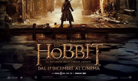 Lo Hobbit: La battaglia delle cinque armate – nuovo poster Bilbo e locandina italiana Comic-Con