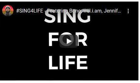 Sing For Life, Bono, will.i.am, Jennifer Hudson e Yoshiki: testo, lyrics e traduzione (video)