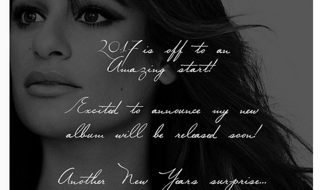 Lea Michele: “Il nuovo album uscirà presto!”