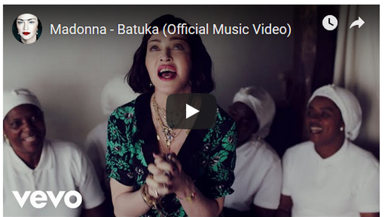 Madonna, Batuka: testo, traduzione e video ufficiale