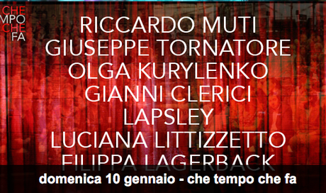 Che Tempo Che Fa, puntata 10 gennaio 2016: diretta, tutte le interviste