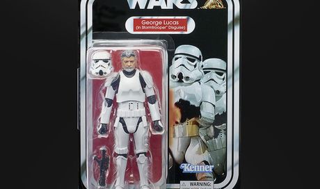 Star Wars: George Lucas diventa uno stormtrooper per una nuova action figure Hasbro