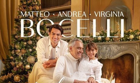A Family Christmas, il disco di Natale di Andrea, Matteo e la piccola Virginia Bocelli