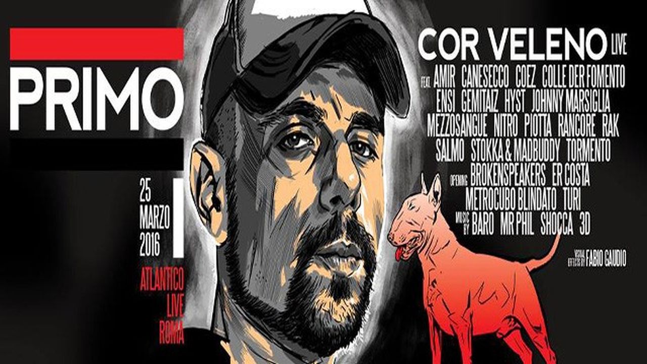 Primo Brown, concerto in memoria con Cor Veleno e decine di ospiti