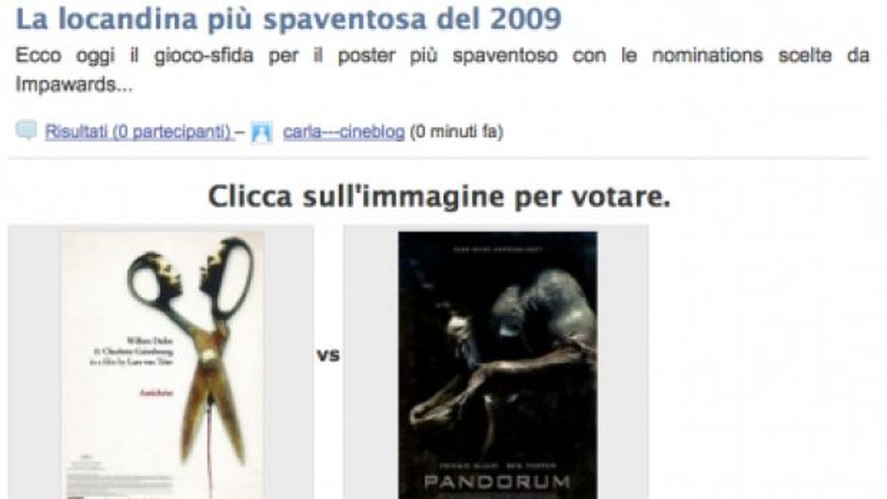 2009 Internet Movie Poster Awards: le nominations per la locandina più spaventosa – votate