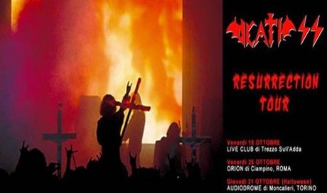 Death SS, tour Ottobre: tre concerti a Trezzo, Roma, Torino