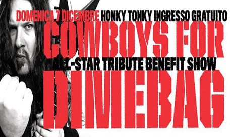 Cowboys For Dimebag – il concerto all-star italiano in memoria del chitarrista