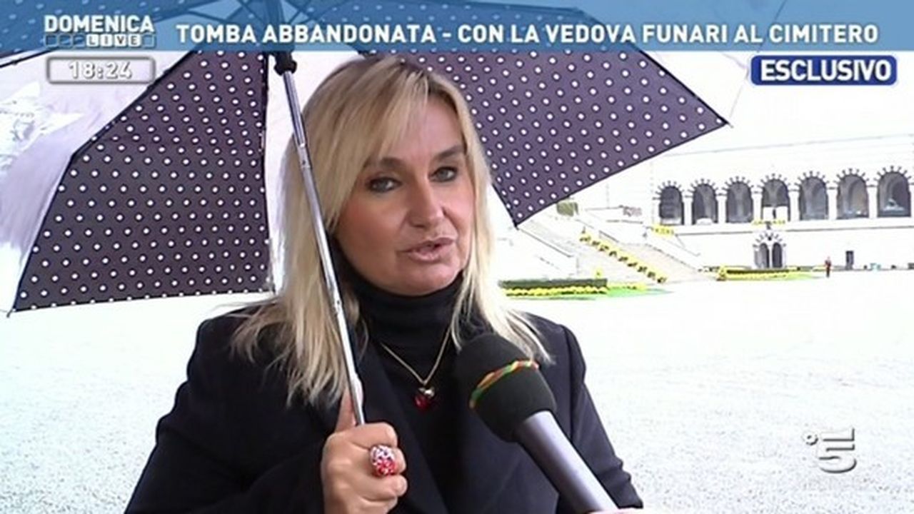 Domenica Live e la lapide di Gianfranco Funari, colpa degli ospiti che si prestano ad un reality show evitabile
