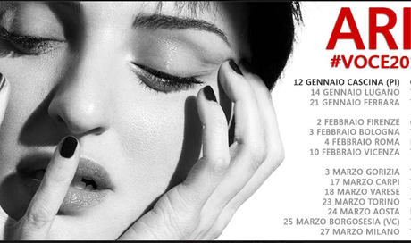 Arisa, Voce Tour: tutti i concerti e le date