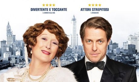 Florence: poster italiano e foto del film con Meryl Streep e Hugh Grant