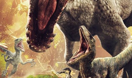 Jurassic World – nuovi poster T-Rex e Indominous Rex