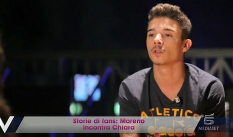 Moreno a Verissimo, intervistato da una sua fan: “Non ero convinto di accettare il provino per Amici”