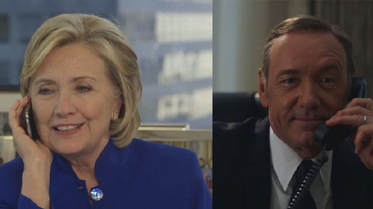 House of Cards, la parodia con Kevin Spacey e Hillary Clinton per il compleanno di Bill