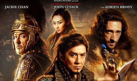 La battaglia degli imperi – Dragon Blade: locandina italiana e foto del film con Jackie Chan