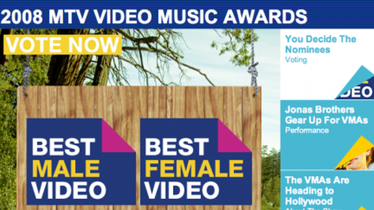 Mtv Video Music Awards 2008 – Scegli le nomination