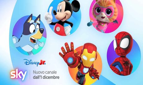 Disney Jr. debutta su Sky: dal 1° dicembre un nuovo mondo per i bambini. La programmazione