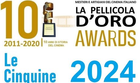 La Pellicola D’oro 2024: le cinquine dei candidati e premi speciali a Michele Placido, Elena Sofia Ricci e al regista Sergio Martino