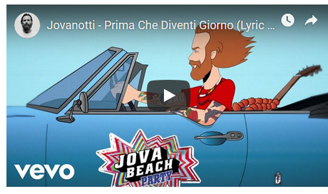Jovanotti, Prima che diventi giorno (testo e audio)