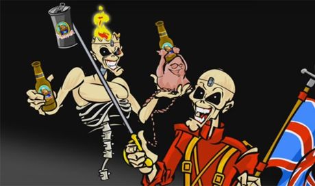 Iron Maiden, gli auguri di Natale in un cartone animato