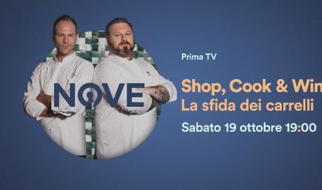 Shop, Cook & Win!, Rugiati e Torretta su Nove in un (piacevole) branded show tra carrelli e fornelli