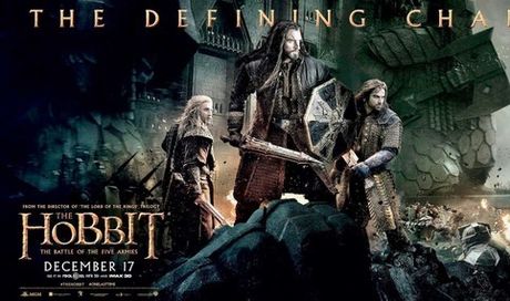 Lo Hobbit: La battaglia delle cinque armate – tre nuovi banner con Thorin, Bilbo e Gandalf