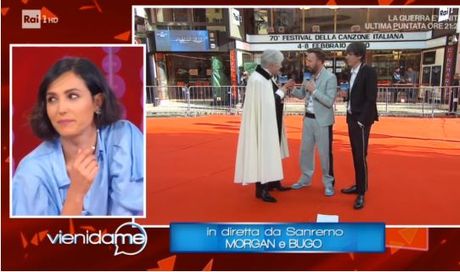 Sanremo 2020, Morgan in collegamento a Vieni da me