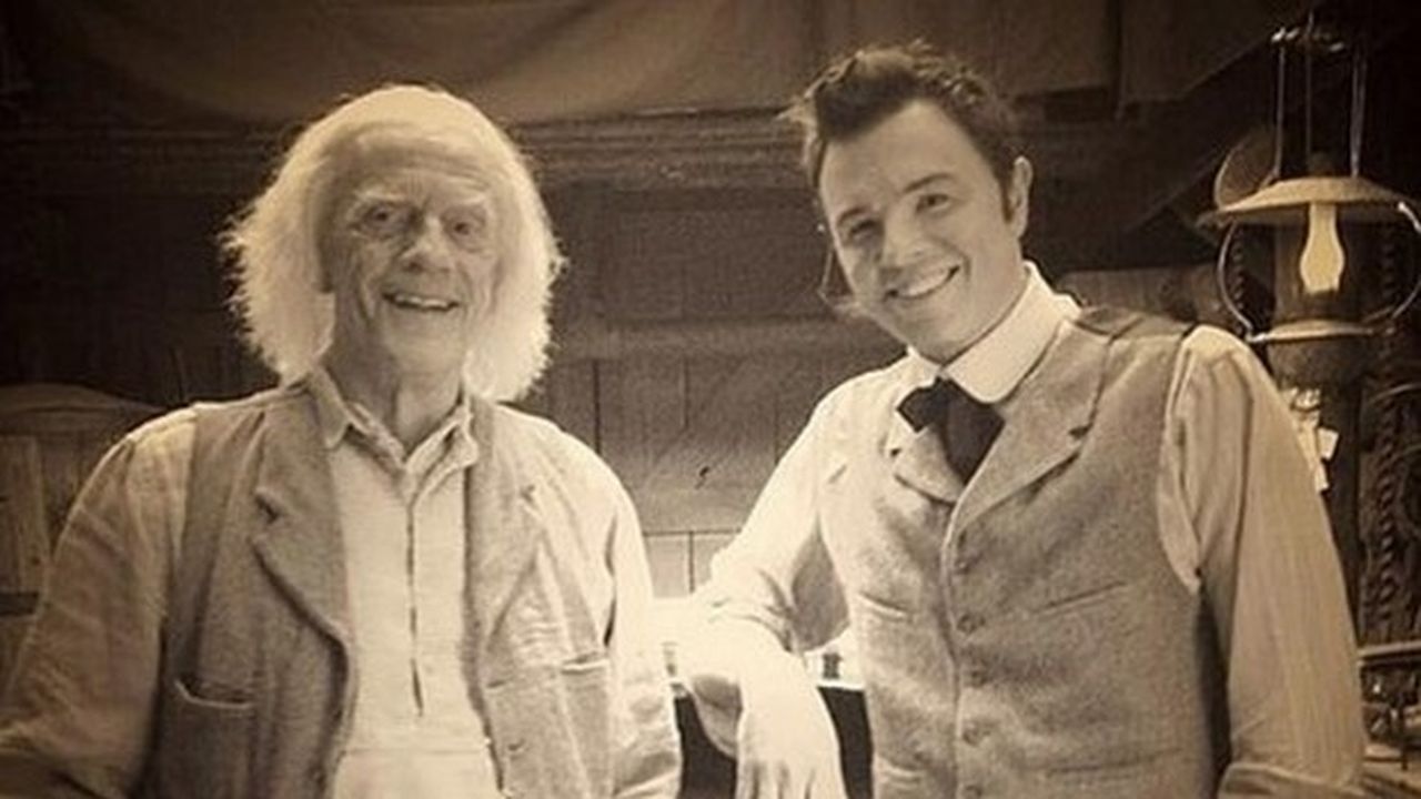 Un Milione di Modi per Morire nel West – video backstage sottotitolato e foto per il cameo di Doc Brown