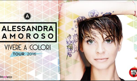 Alessandra Amoroso, concerto su Italia 1 dalle 21,10 | Vivere a colori Tour | Scaletta canzoni