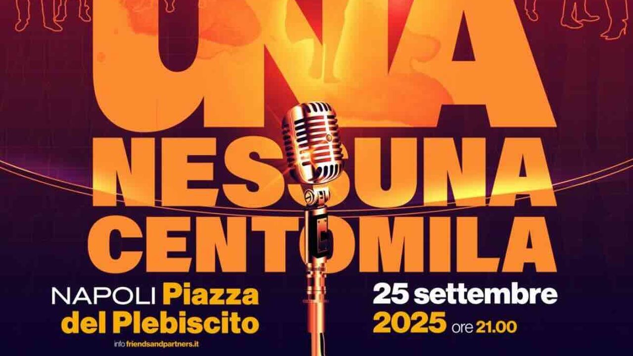 Una Nessuna e Centomila, i più grandi artisti uniti contro la violenza sulle donne: l’evento simbolico per la prima volta a Napoli