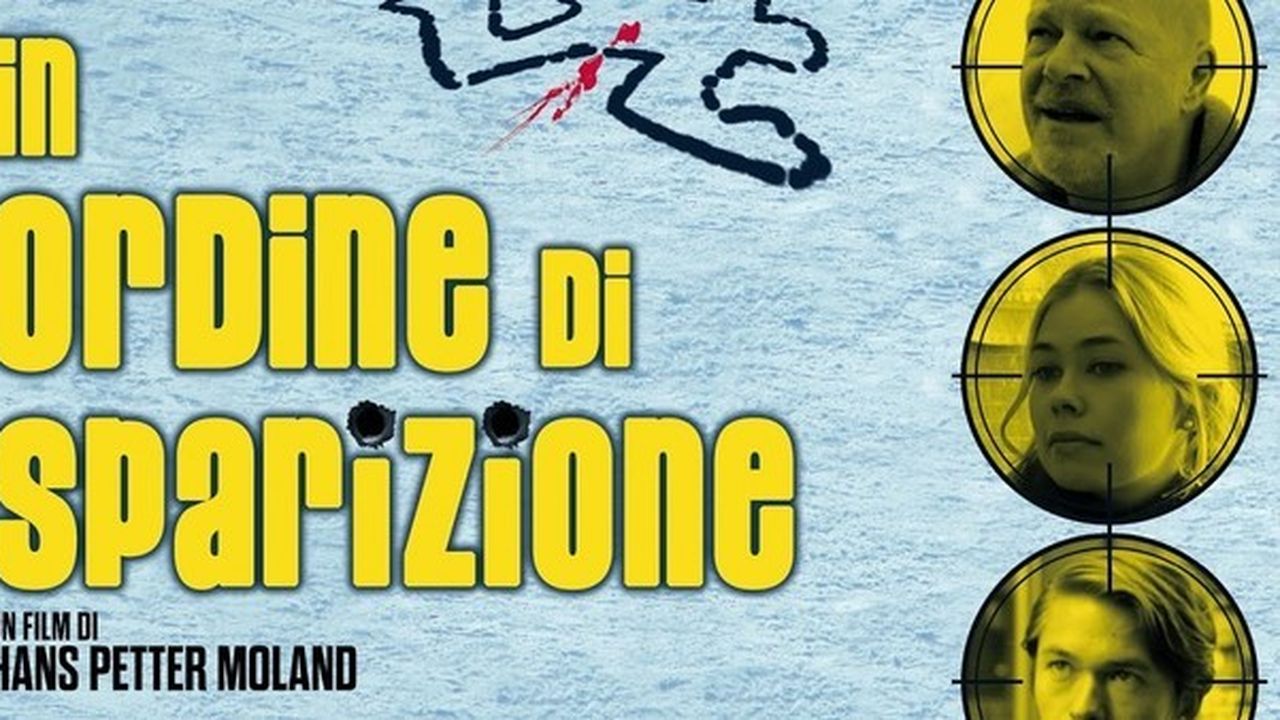 In ordine di sparizione: trailer italiano e locandina della dark comedy con Stellan Skarsgard