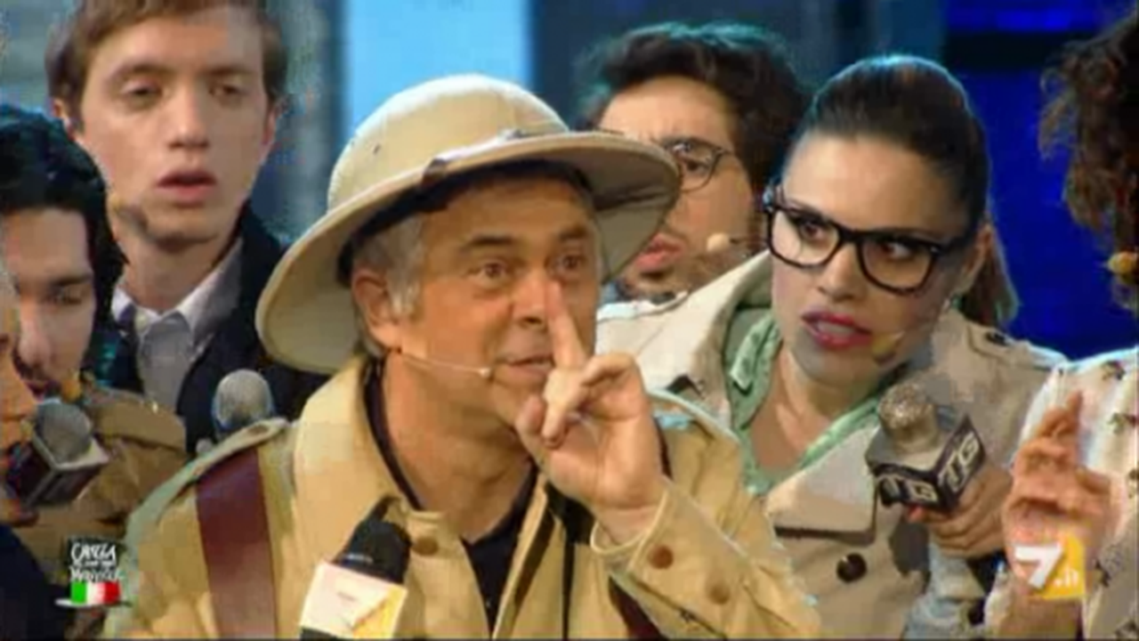 Crozza nel paese delle meraviglie, 15 marzo 2013: Tutti gli sketch