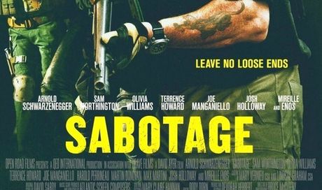 Sabotage nuovo poster dell’action-thriller con Arnold Schwarzenegger