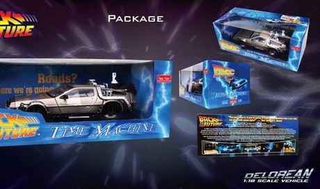 Ritorno al futuro – modellini in metallo della DeLorean (foto)