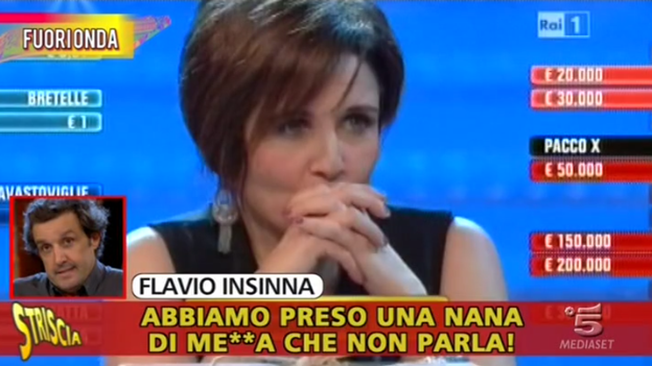 Striscia La Notizia: “Flavio Insinna vittima? La Rai non ha mai difeso le maestranze che hanno lavorato con lui”